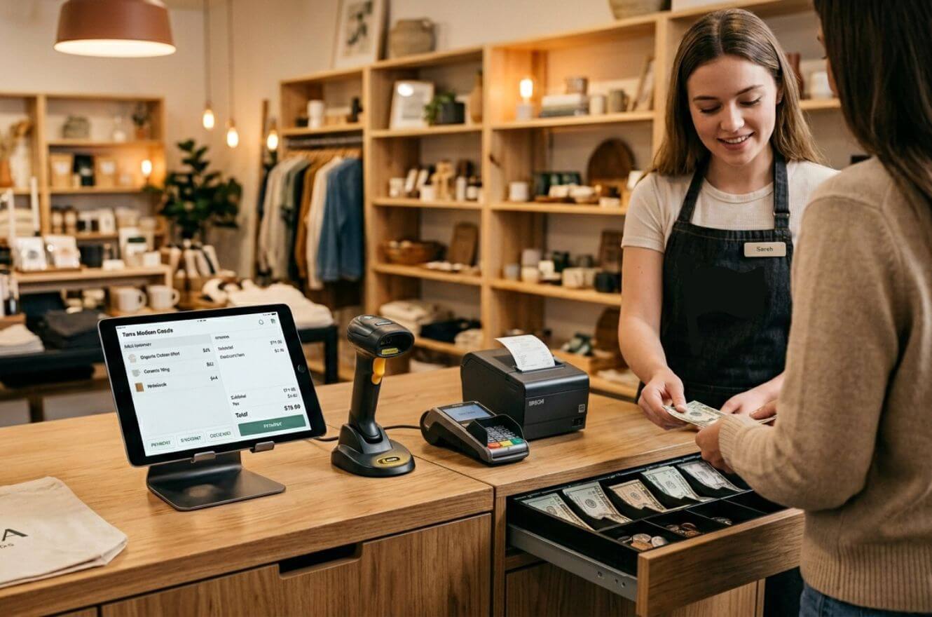 Retail store using analytics dashboards and smart devices